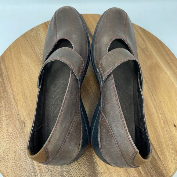 Merrell Shoes Women's Sz 9 Brio Ortholite Split Toe Clog Mary Jane Brown J43440 - Picture 5 of 8